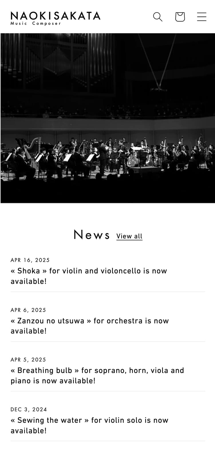 Music composer NAOKI SAKATA EC